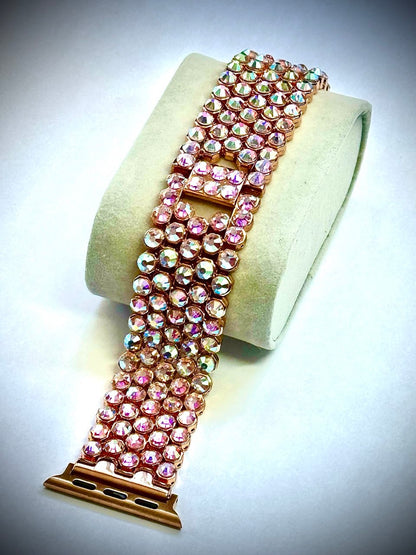 Luxury Apple Watch ⌚️ Band  With Swarovski Crystals 💎 for woman who loves to sparkle ✨