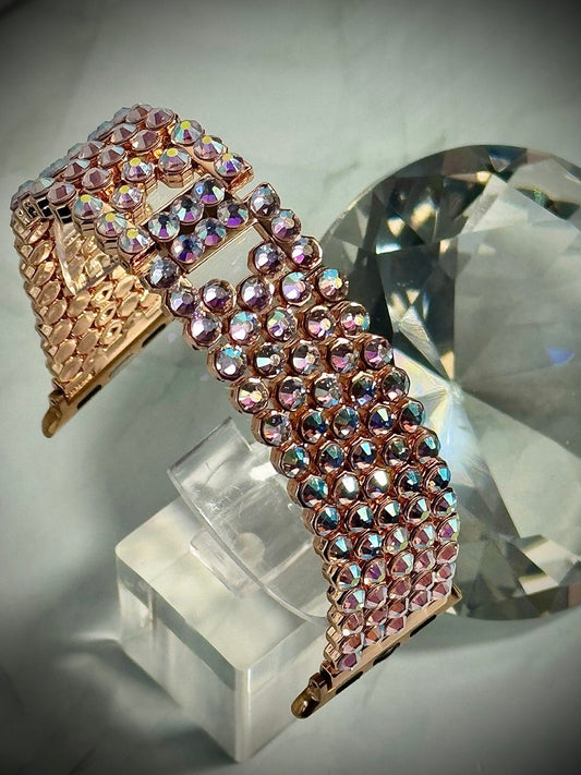 Luxury Apple Watch ⌚️ Band  With Swarovski Crystals 💎 for woman who loves to sparkle ✨