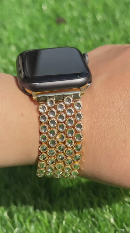 Luxury Apple Watch ⌚️ Band  With Swarovski Crystals 💎 for woman who loves to sparkle ✨