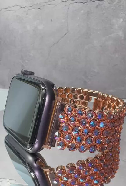 Luxury Apple Watch ⌚️ Band  With Swarovski Crystals 💎 for woman who loves to sparkle✨