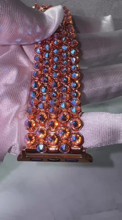 Luxury Apple Watch ⌚️ Band  With Swarovski Crystals 💎 for woman who loves to sparkle✨
