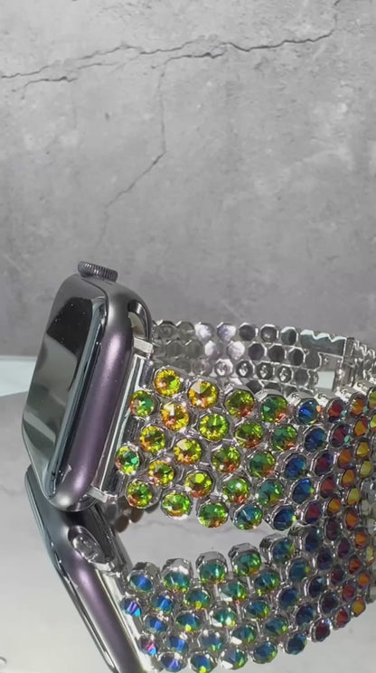 Luxury Apple Watch ⌚️ Band  With Swarovski Crystals 💎 for the woman who loves to sparkle ✨
