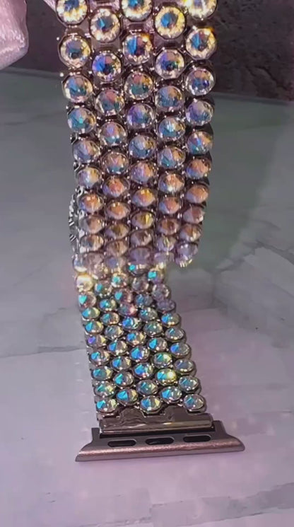 Luxury Apple Watch ⌚️ Band  With Swarovski Crystals 💎 for woman who loves to sparkle✨