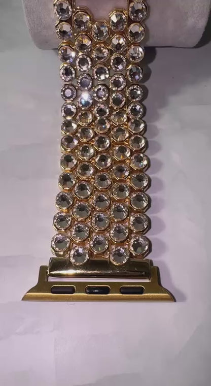 Luxury Apple Watch ⌚️ Band  With Swarovski Crystals 💎 for woman who loves to sparkle ✨